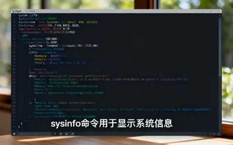 linux sysinfo是什么意思，怎么用？