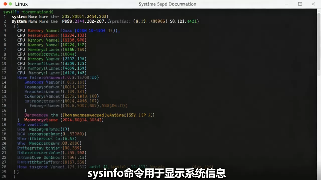 linux sysinfo是什么意思,怎么用? linux sysinfo是什么意思,怎么用?