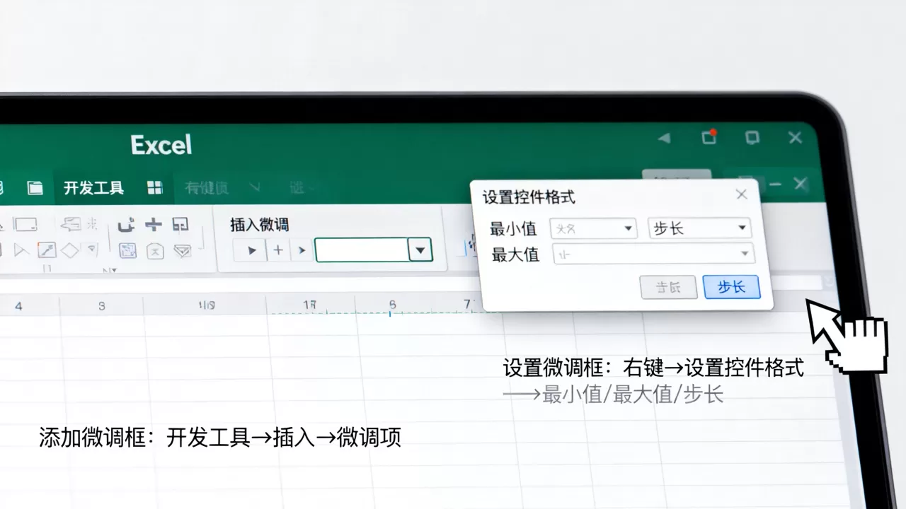 Excel微调框怎么添加和使用,怎么设置 Excel微调框怎么添加和使用,怎么设置