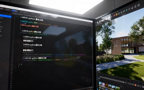 LUMION python怎么用，有哪些技巧