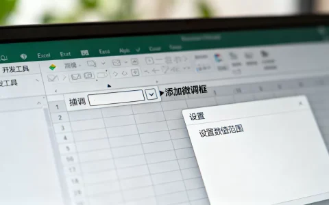Excel微调框如何添加和使用？,怎么设置