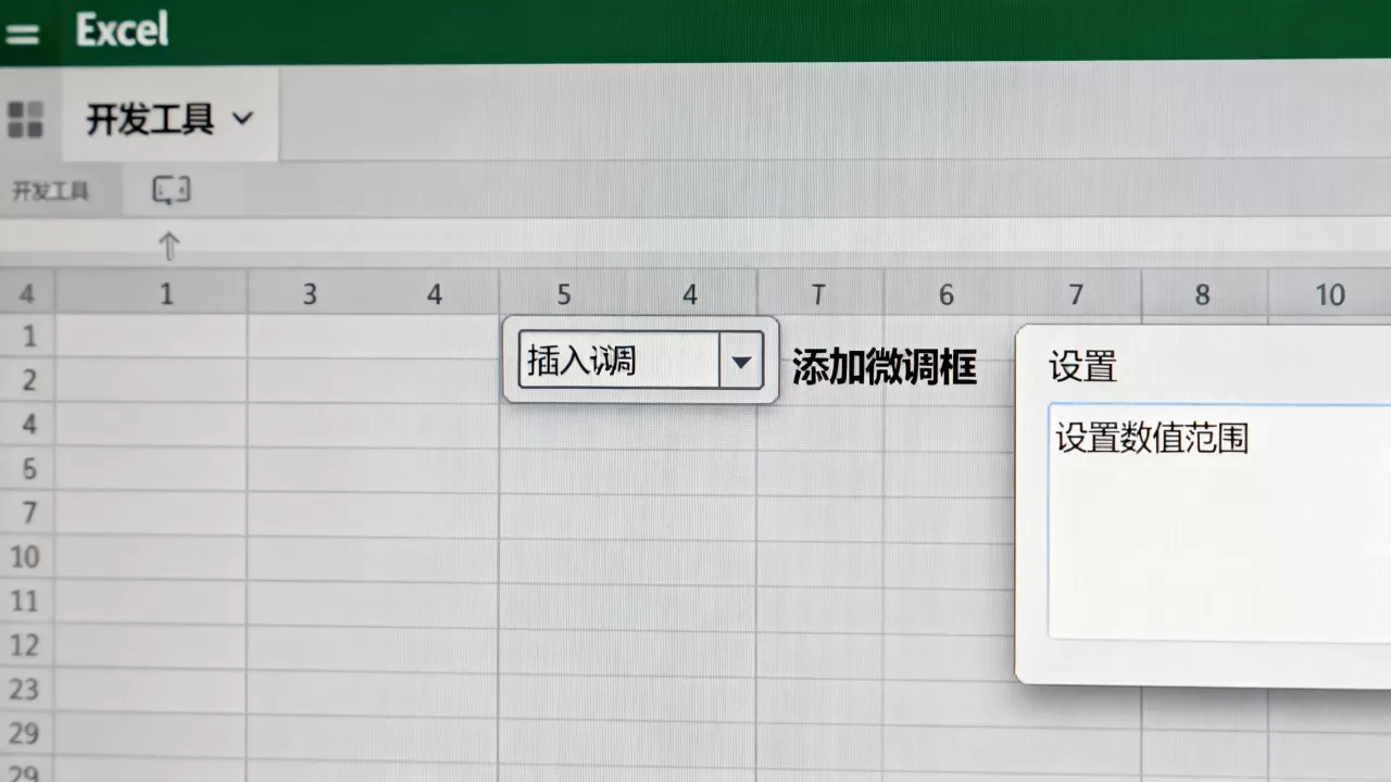 Excel微调框如何添加和使用?,怎么设置 Excel微调框如何添加和使用?,怎么设置