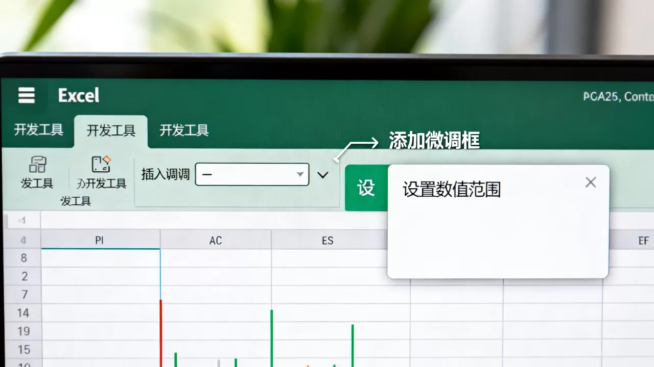 Excel微调框如何添加和使用?,怎么设置 Excel微调框如何添加和使用?,怎么设置