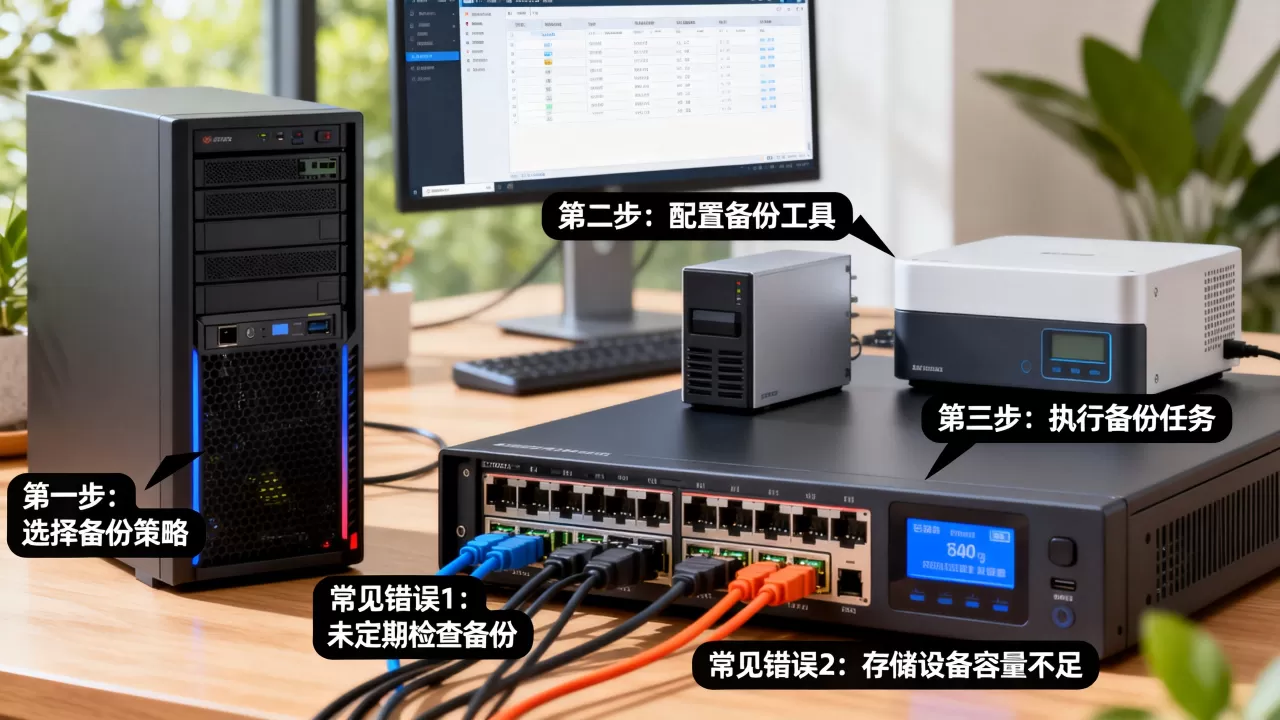 服务器数据备份的步骤有哪些?,常见错误有哪些? 服务器数据备份的步骤有哪些?,常见错误有哪些?