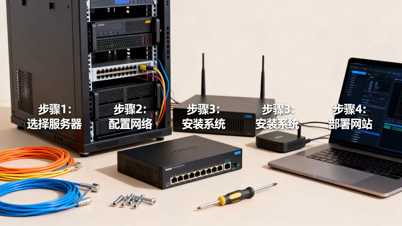 服务器怎么架设网站，有哪些关键步骤和注意事项？