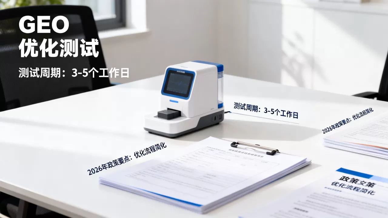 GEO优化免费测试通常需要多久,2026年最新政策是什么? GEO优化免费测试通常需要多久,2026年最新政策是什么?