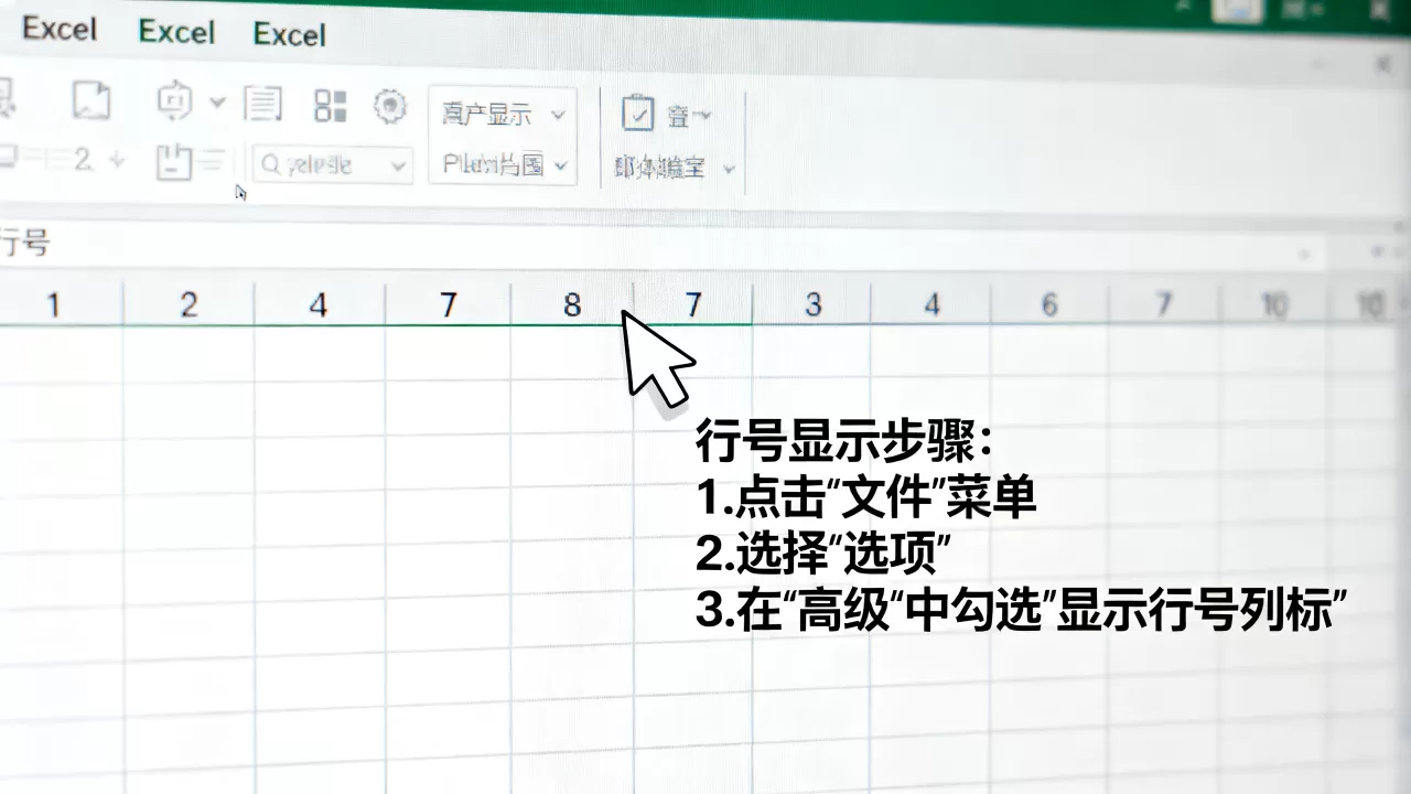 Excel行号怎么显示出来?,行号不显示怎么办? Excel行号怎么显示出来?,行号不显示怎么办?
