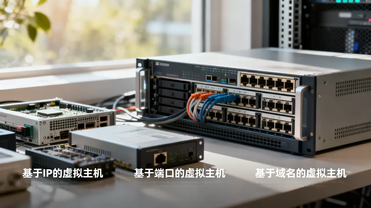 服务器实现虚拟主机有哪三种主要方式？，怎么做？