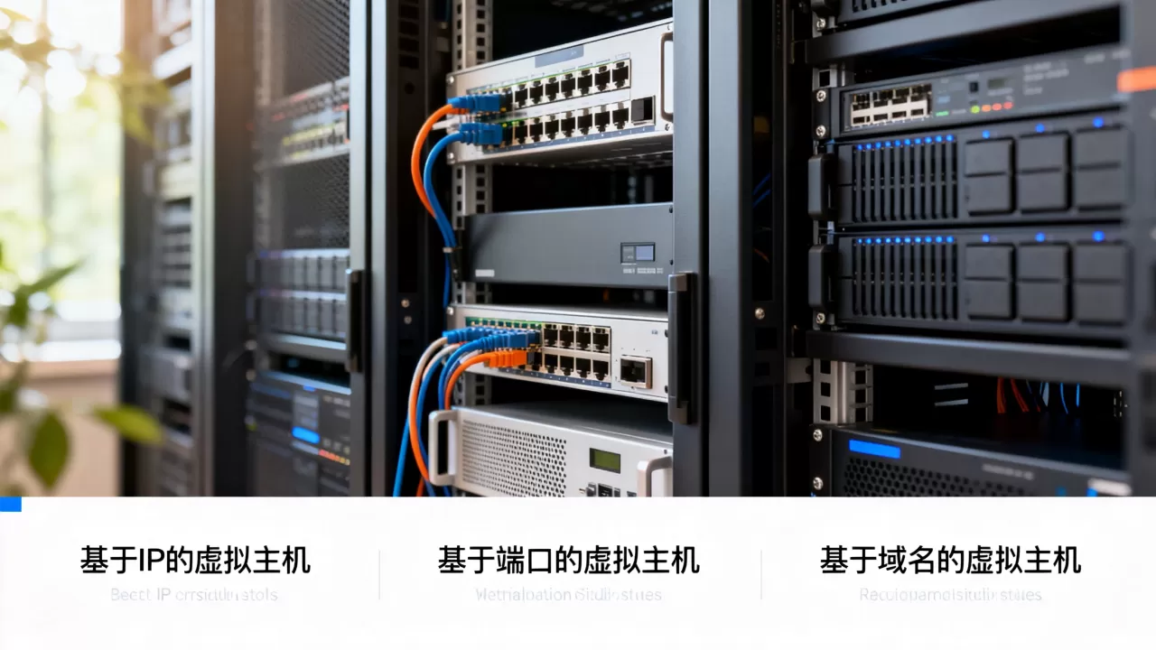 服务器实现虚拟主机有哪三种主要方式？，怎么做？