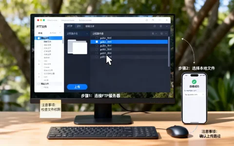 FTP上传网站的正确步骤是什么，有哪些注意事项？