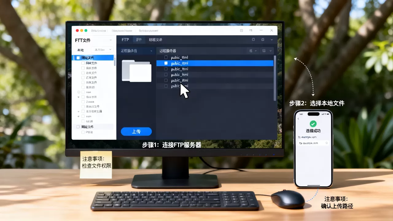 FTP上传网站的正确步骤是什么,有哪些注意事项? FTP上传网站的正确步骤是什么,有哪些注意事项?