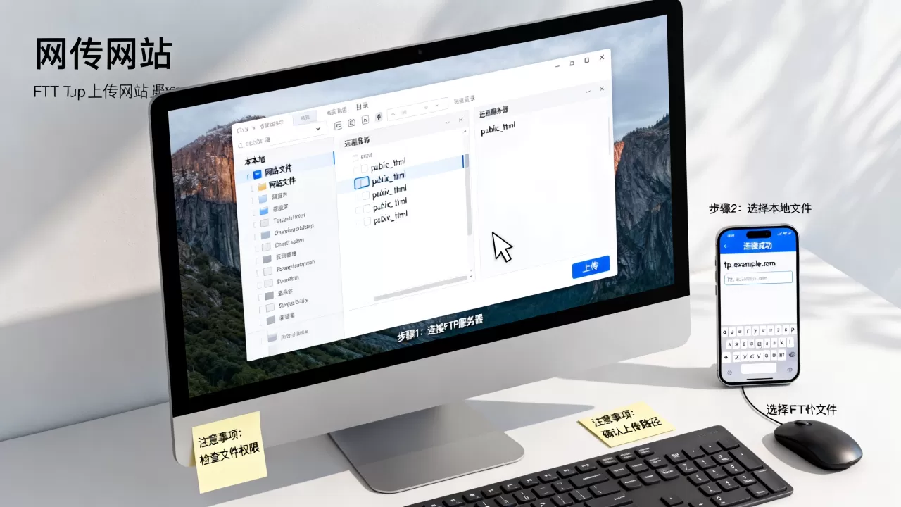 FTP上传网站的正确步骤是什么,有哪些注意事项? FTP上传网站的正确步骤是什么,有哪些注意事项?