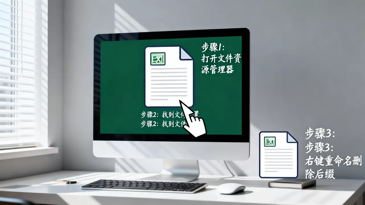 Excel表格如何去掉文件后缀名?,怎么操作 Excel表格如何去掉文件后缀名?,怎么操作