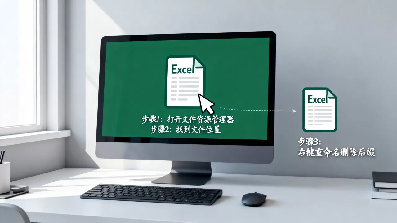 Excel表格如何去掉文件后缀名?,怎么操作 Excel表格如何去掉文件后缀名?,怎么操作