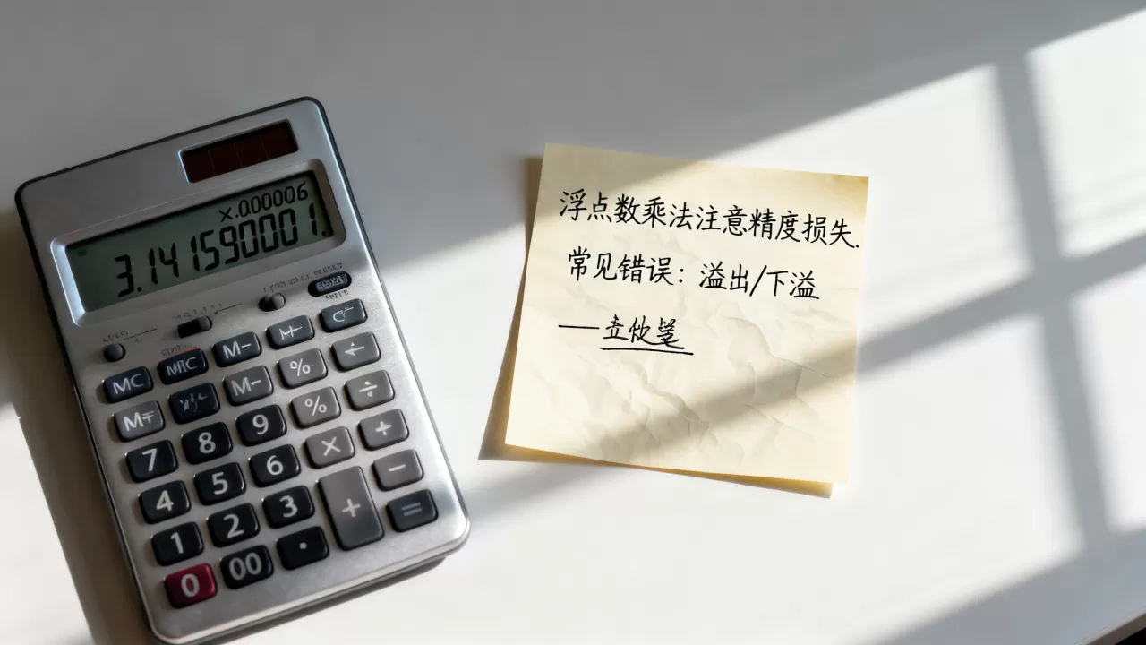 浮点数乘法计算时需要注意什么,常见错误有哪些? 浮点数乘法计算时需要注意什么,常见错误有哪些?