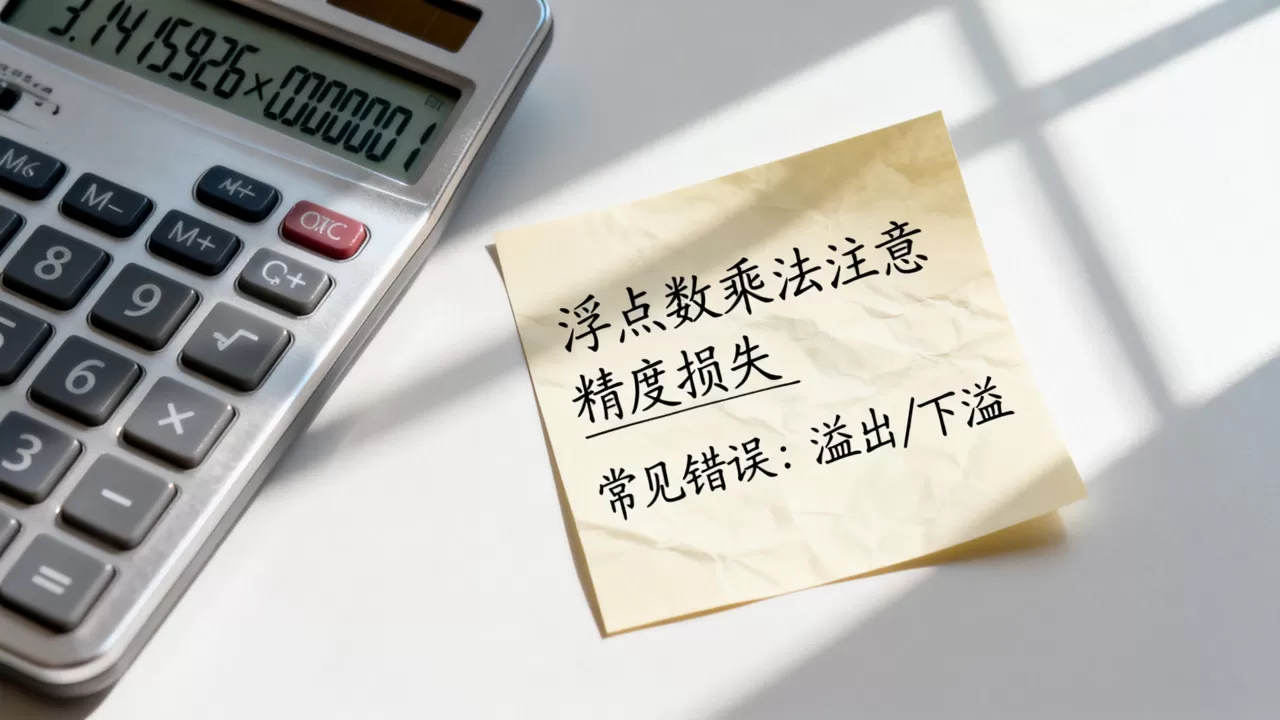 浮点数乘法计算时需要注意什么,常见错误有哪些? 浮点数乘法计算时需要注意什么,常见错误有哪些?