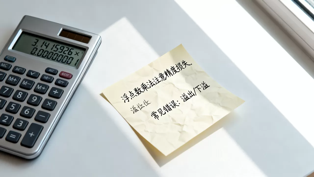 浮点数乘法计算时需要注意什么,常见错误有哪些? 浮点数乘法计算时需要注意什么,常见错误有哪些?