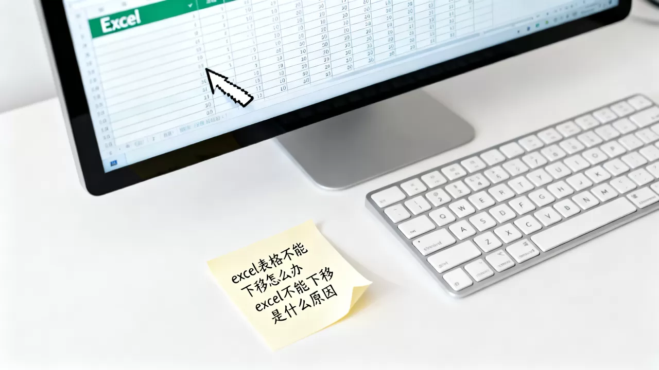 excel表格不能下移怎么办,excel不能下移是什么原因 excel表格不能下移怎么办,excel不能下移是什么原因
