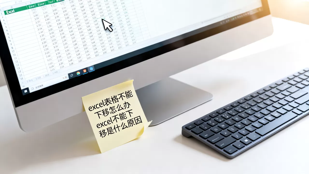 excel表格不能下移怎么办,excel不能下移是什么原因 excel表格不能下移怎么办,excel不能下移是什么原因