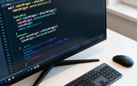 Python TableWidget怎么用？，如何实现？