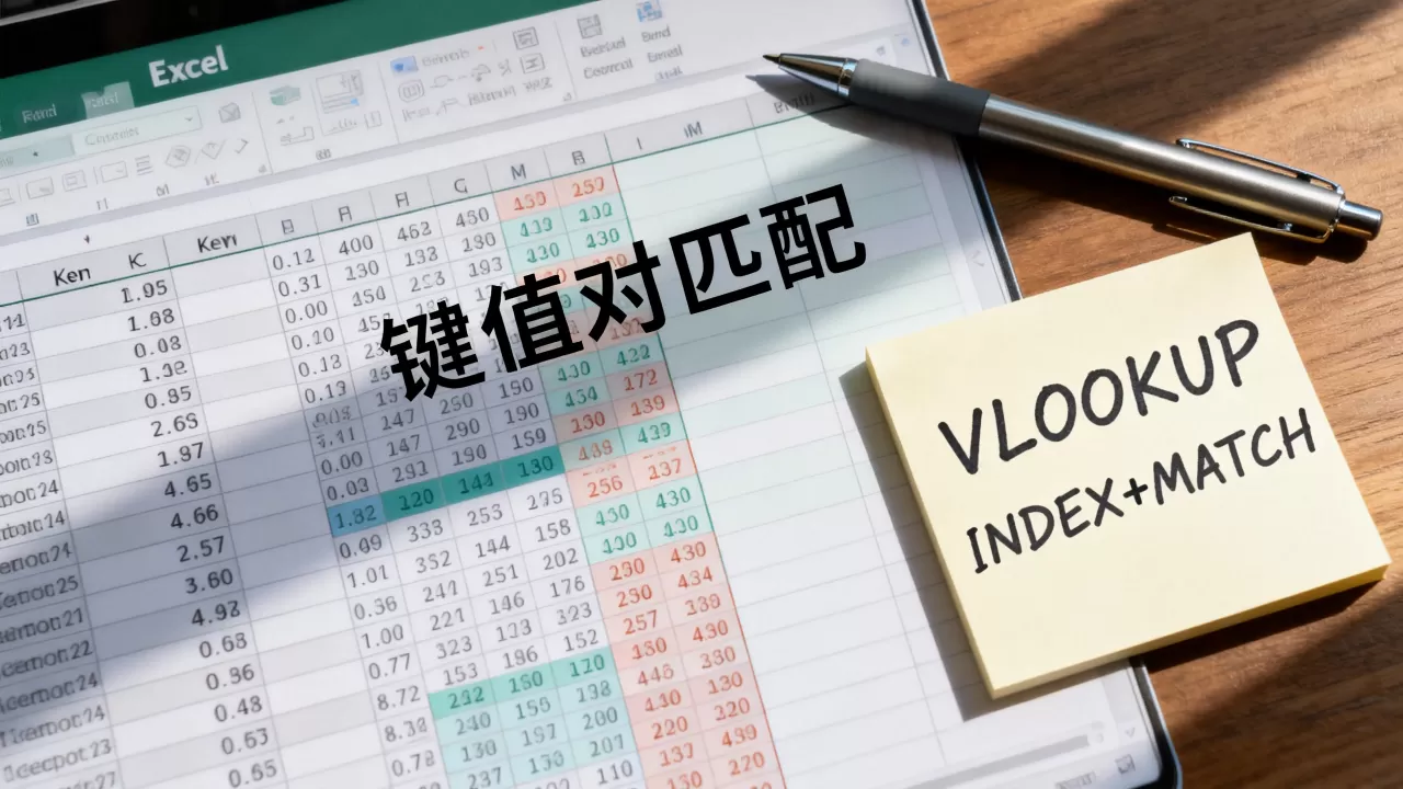 Excel键值对如何匹配？，有哪些方法？