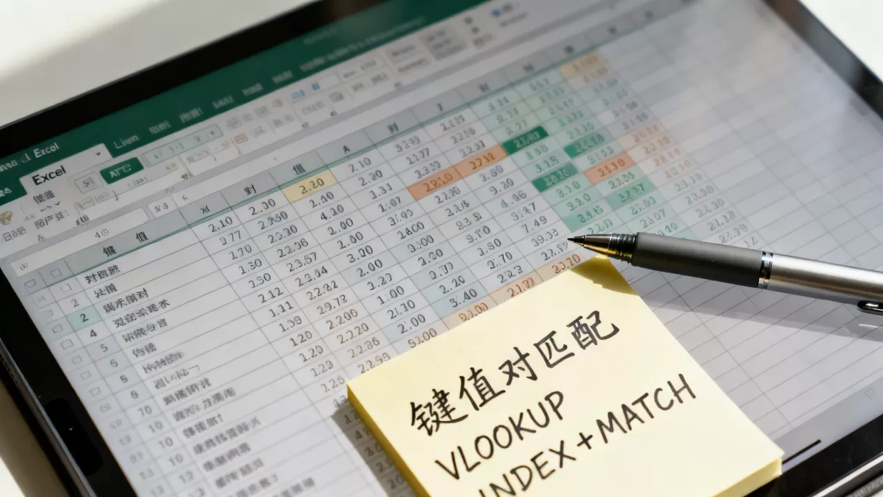 Excel键值对如何匹配？，有哪些方法？