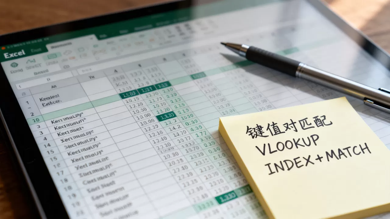 Excel键值对如何匹配？，有哪些方法？