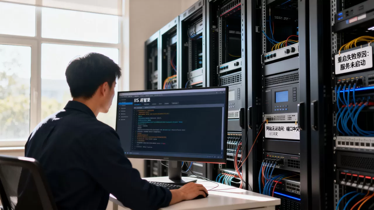 服务器IIS重启后网站无法访问怎么办,重启失败原因是什么 服务器IIS重启后网站无法访问怎么办,重启失败原因是什么
