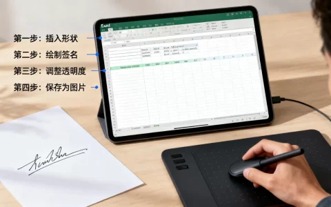 Excel电子签名怎么制作？，详细步骤有哪些？
