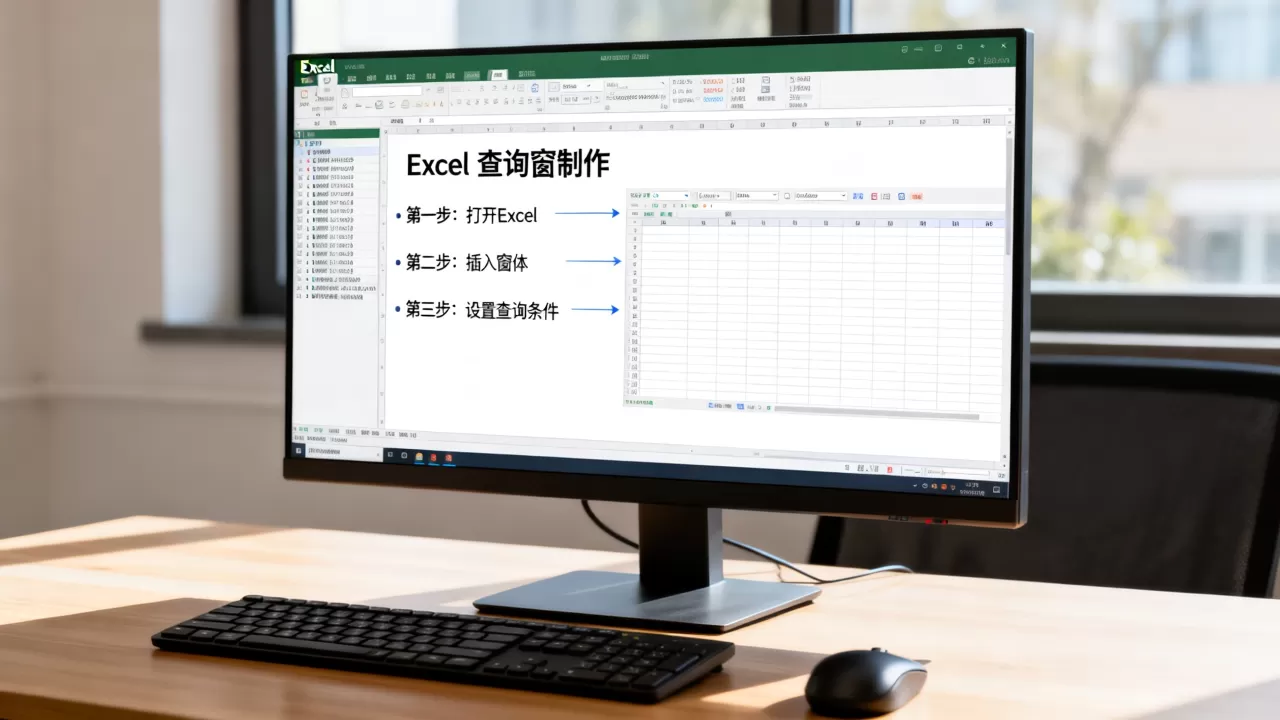 Excel查询窗体怎么制作，具体步骤是什么？