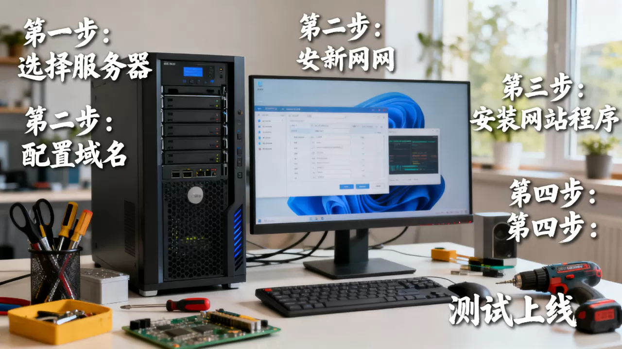 服务器新建网站如何操作,具体步骤有哪些? 服务器新建网站如何操作,具体步骤有哪些?