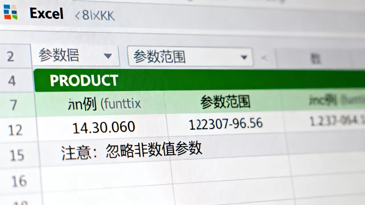 Excel PRODUCT函数怎么用?,有哪些注意事项 Excel PRODUCT函数怎么用?,有哪些注意事项