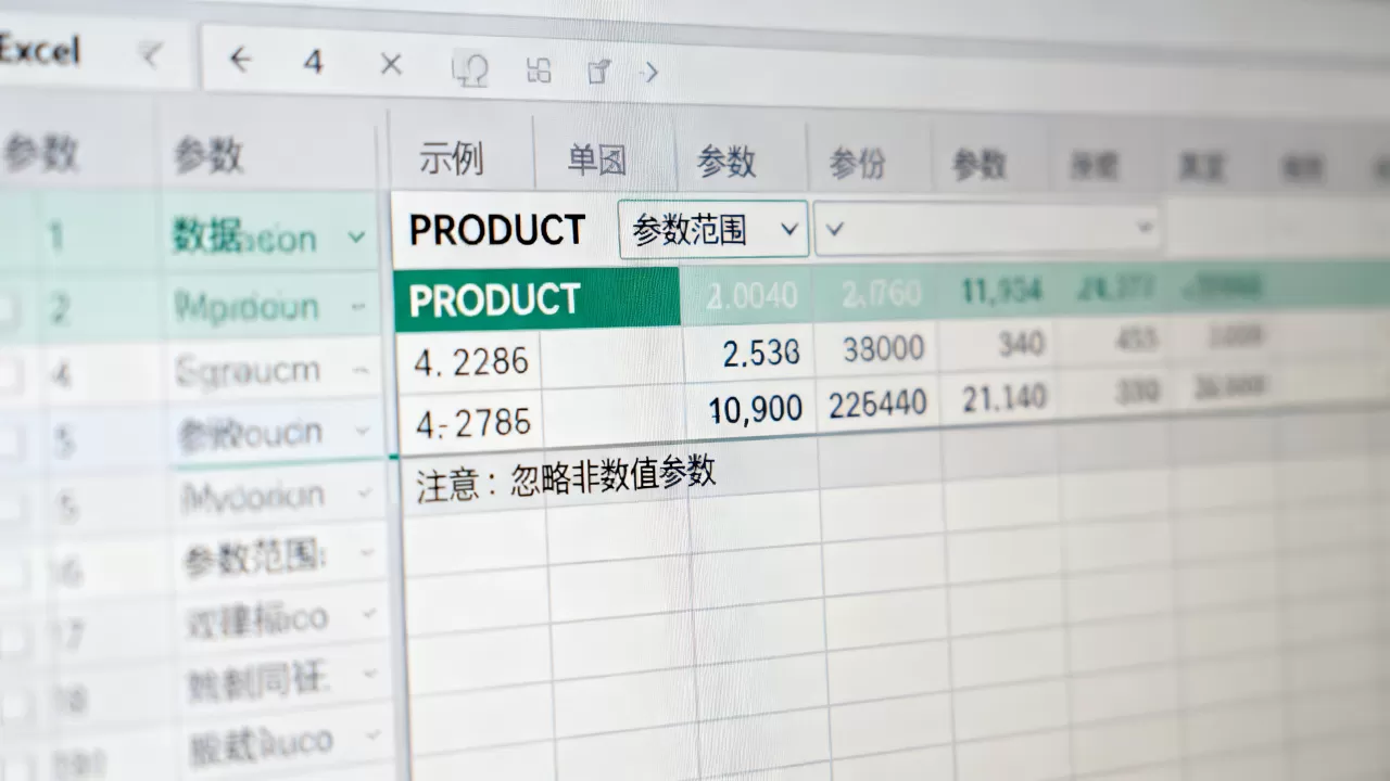 Excel PRODUCT函数怎么用?,有哪些注意事项 Excel PRODUCT函数怎么用?,有哪些注意事项