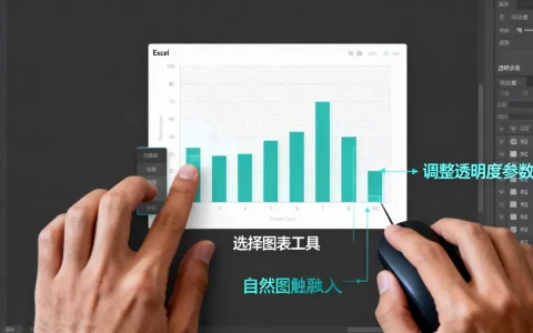 如何让Excel图表背景透明，透明度怎么调整