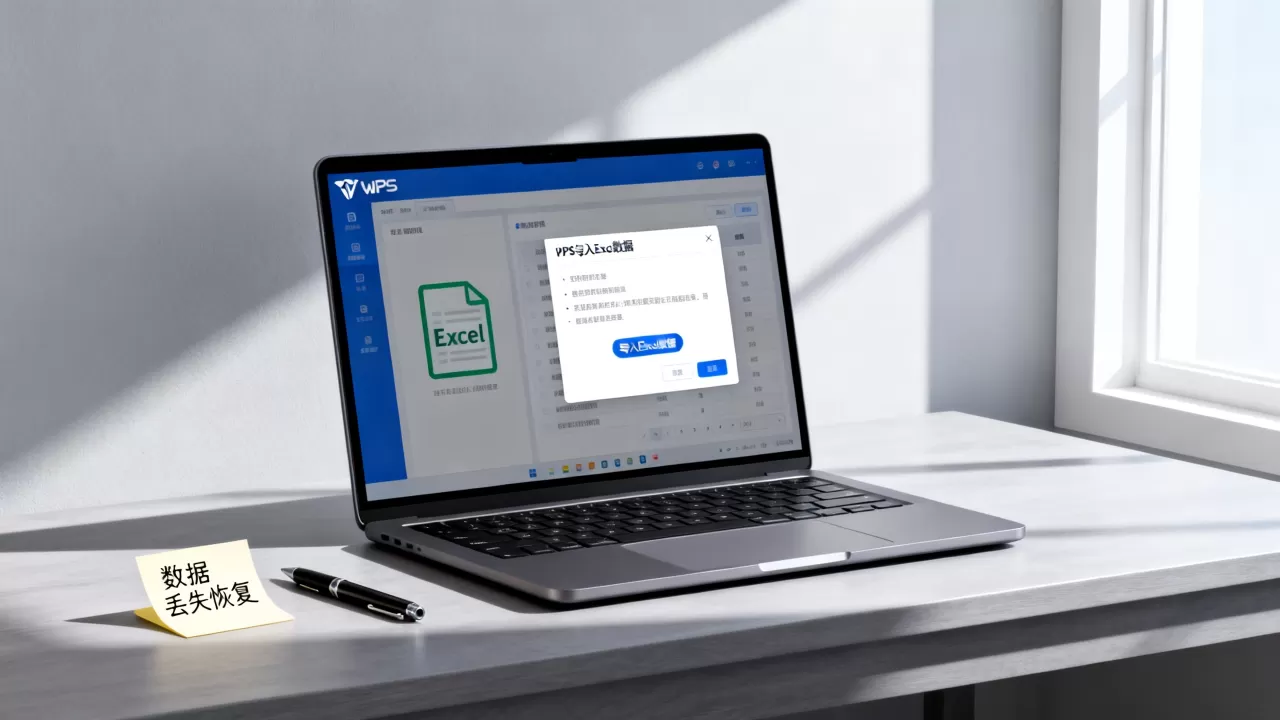 WPS怎么导入Excel,数据丢失怎么办 WPS怎么导入Excel,数据丢失怎么办