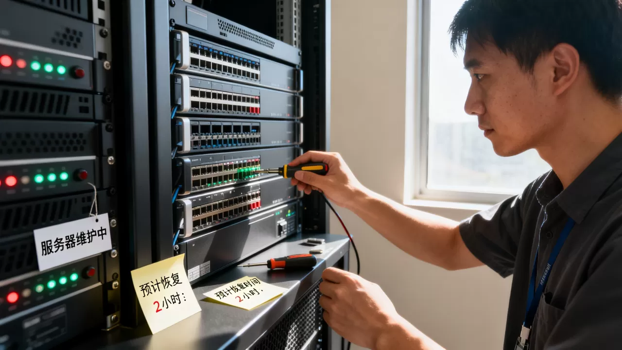 服务器维护中是什么意思，需要多久才能恢复？