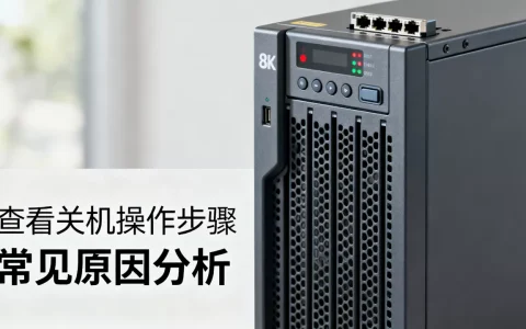 服务器查看关机怎么操作？，常见原因是什么？