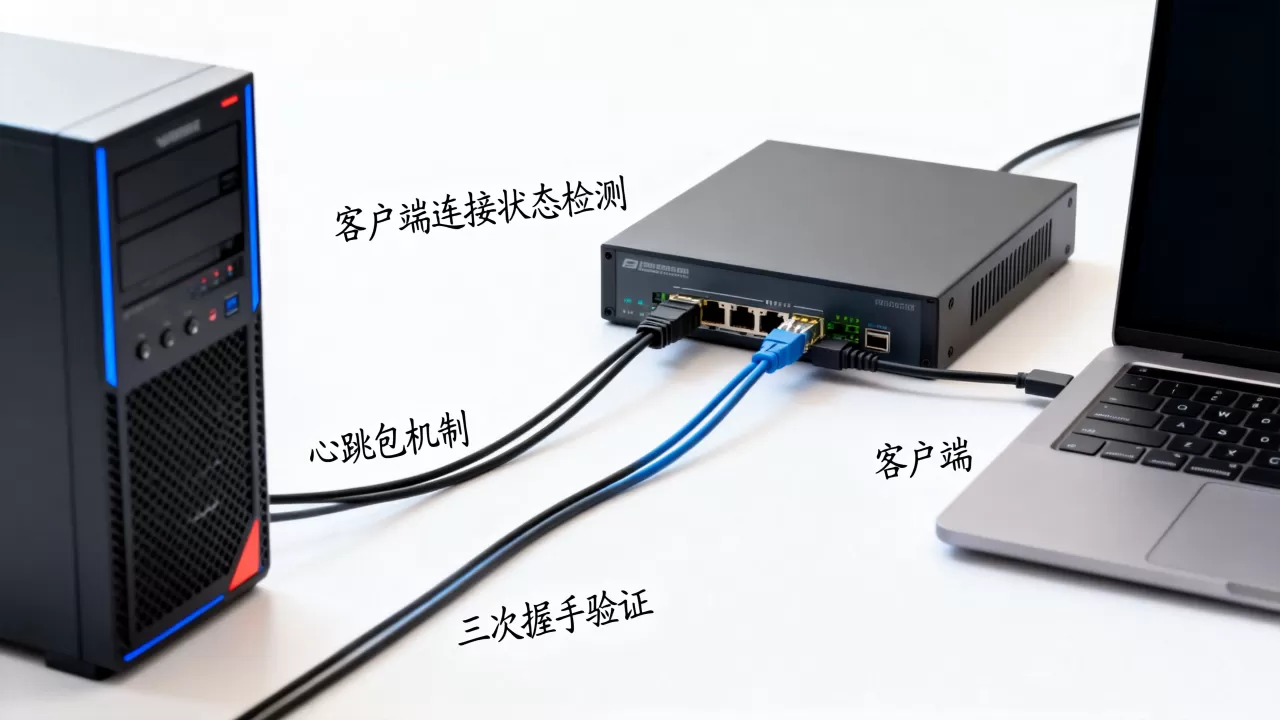 服务器端怎么判断客户端是否连接？，有哪些方法？