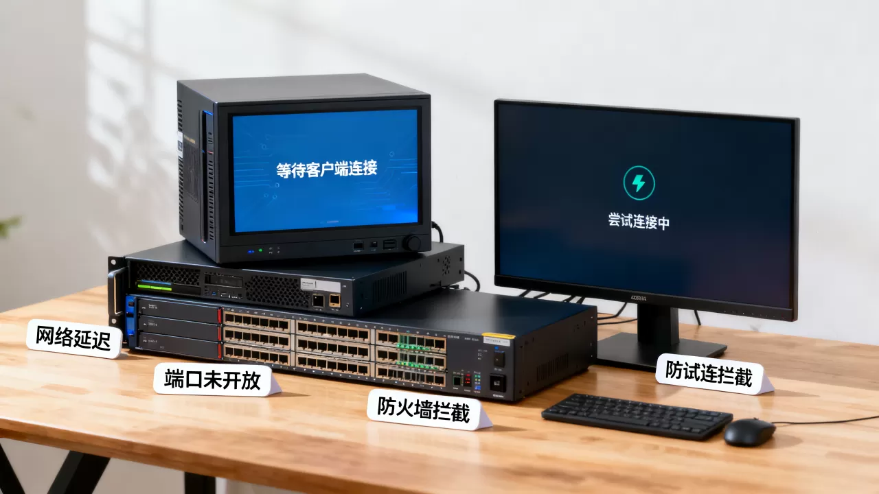 服务器一直等待客户端是什么原因,怎么解决 服务器一直等待客户端是什么原因,怎么解决