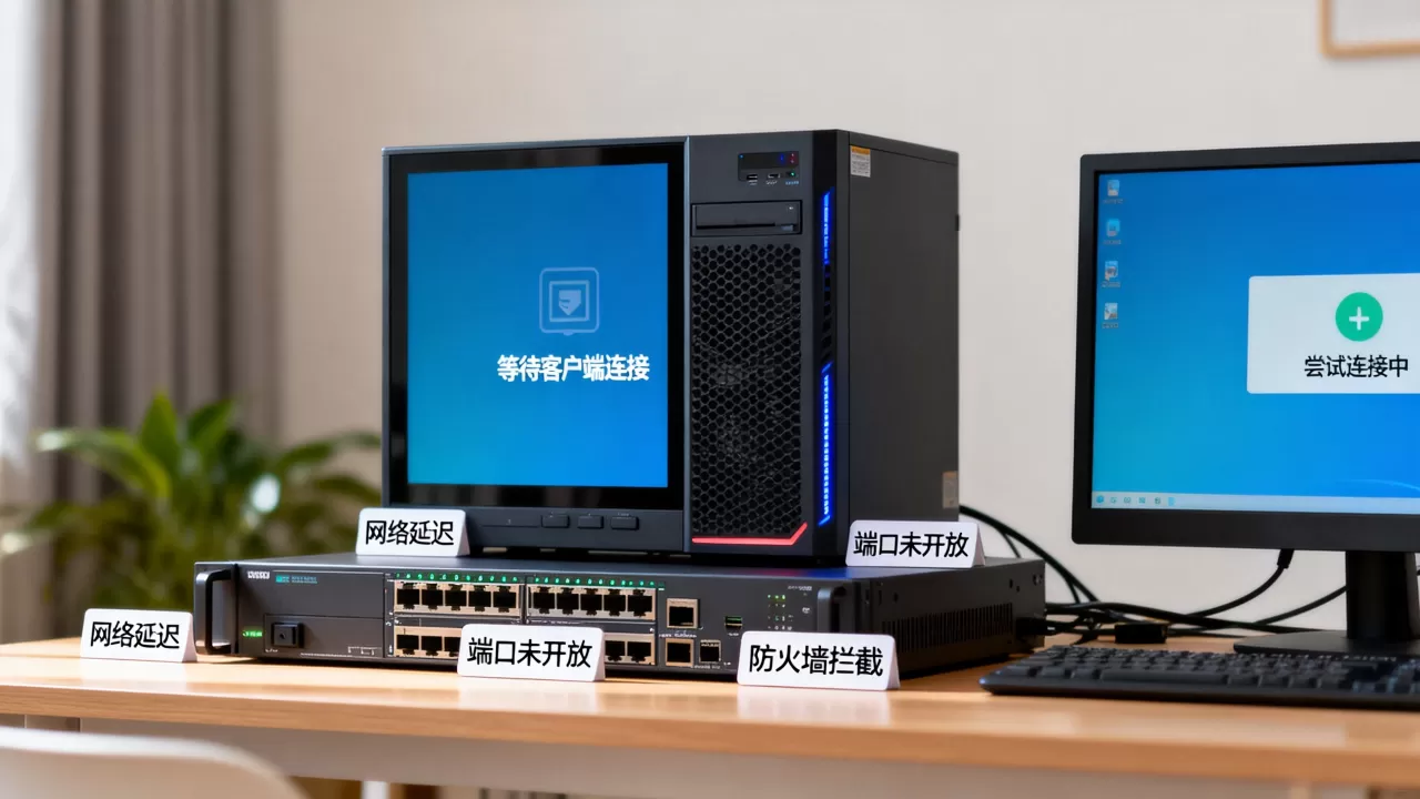 服务器一直等待客户端是什么原因,怎么解决 服务器一直等待客户端是什么原因,怎么解决