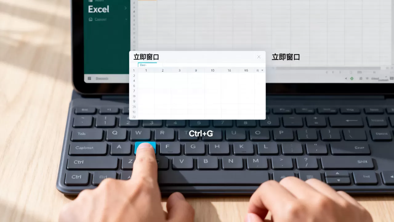 Excel立即窗口怎么打开，快捷键是什么？