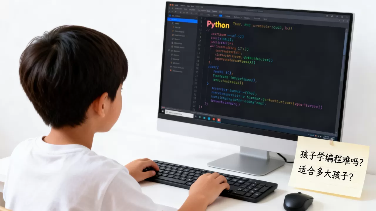 python孩子学编程难吗?,适合多大孩子? python孩子学编程难吗?,适合多大孩子?