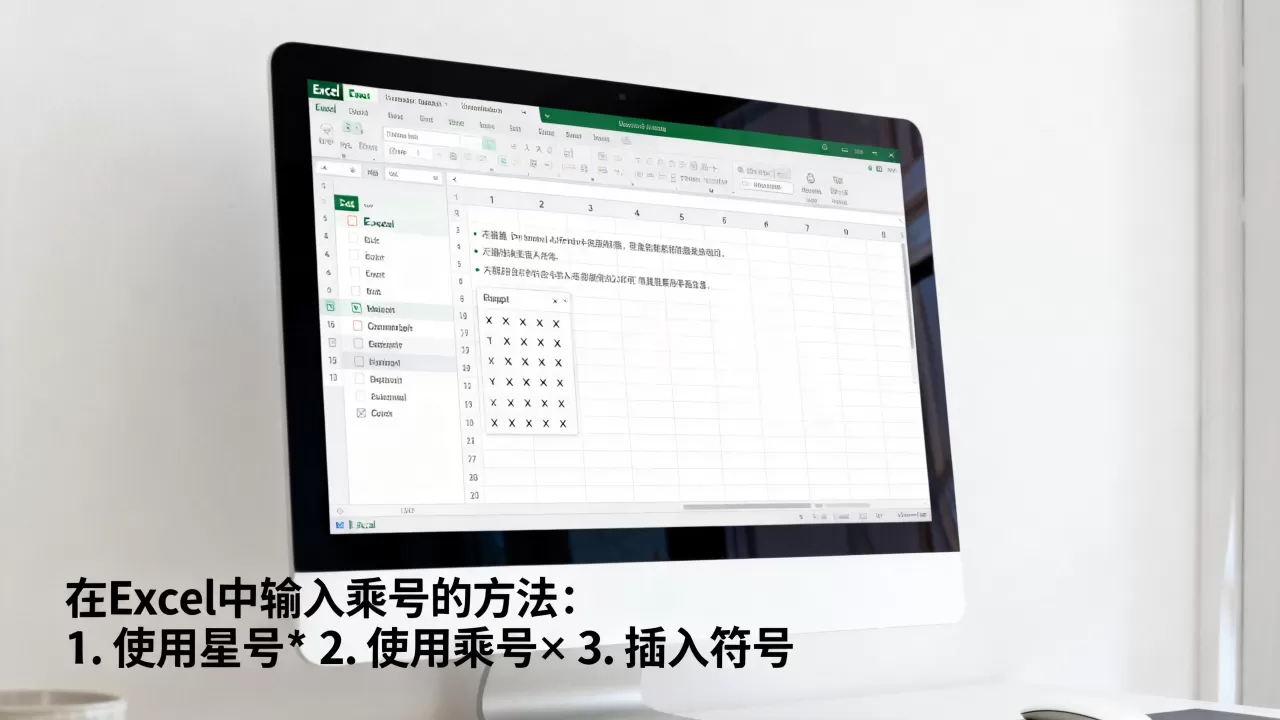 在Excel中如何表示乘,怎么输入乘号 在Excel中如何表示乘,怎么输入乘号
