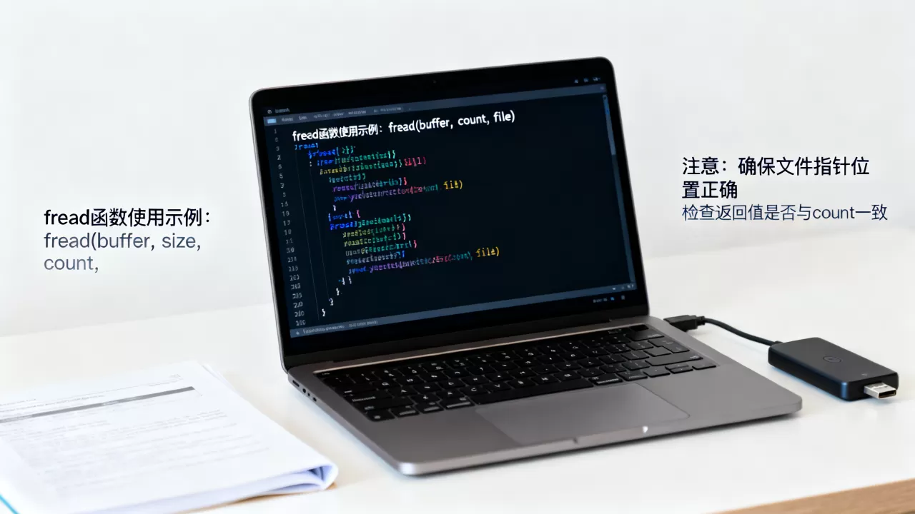fread读取文件的时候需要注意哪些问题？，函数怎么用？
