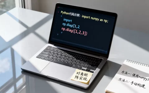 Python如何实现对角矩阵，有哪些方法？