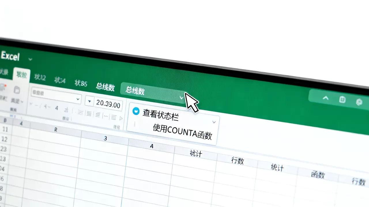 Excel总行数怎么查看?,如何统计总行数? Excel总行数怎么查看?,如何统计总行数?