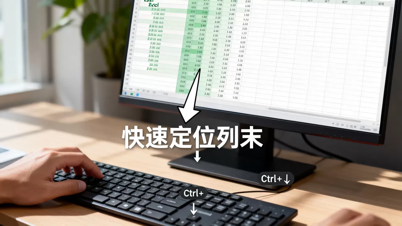 Excel列末怎么快速定位,如何跳转到列末? Excel列末怎么快速定位,如何跳转到列末?