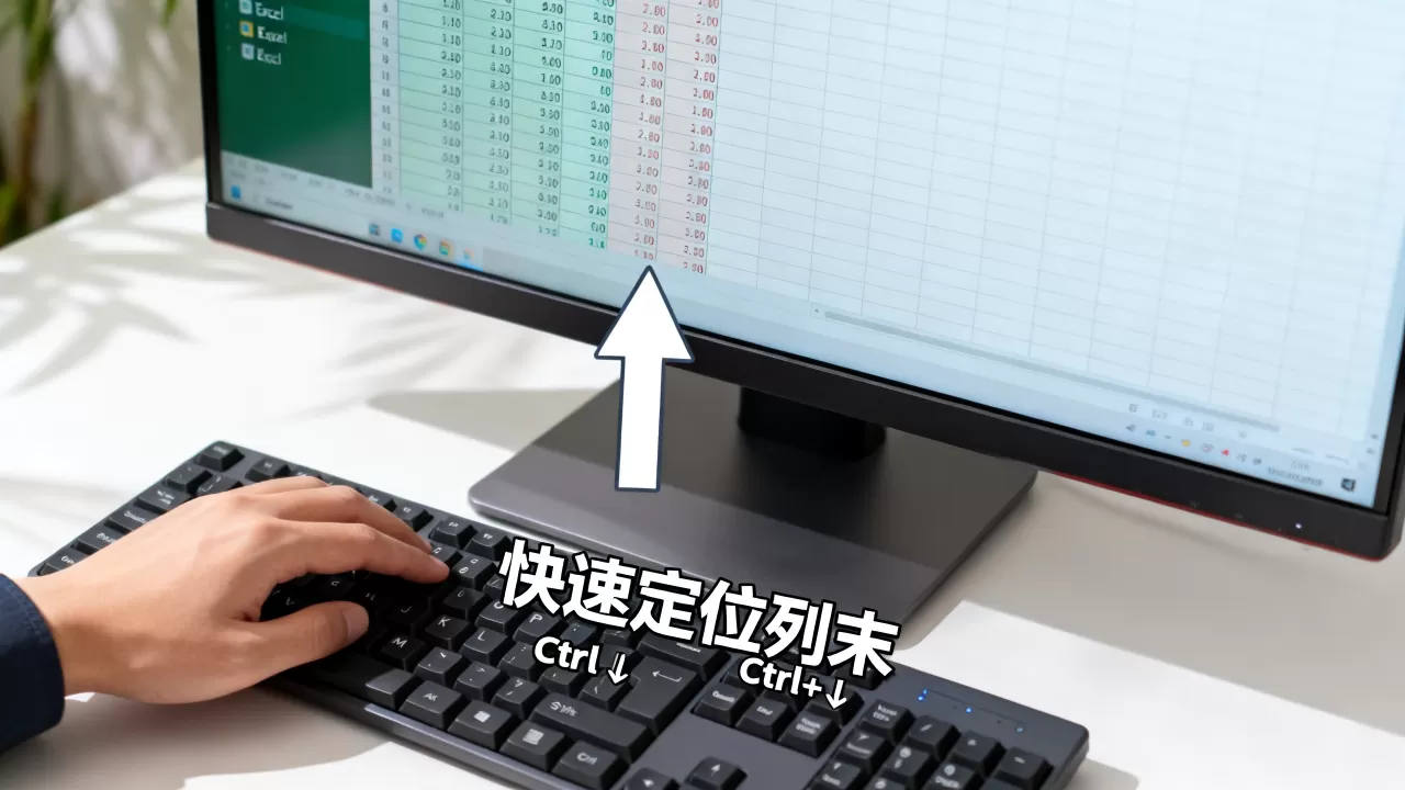 Excel列末怎么快速定位,如何跳转到列末? Excel列末怎么快速定位,如何跳转到列末?