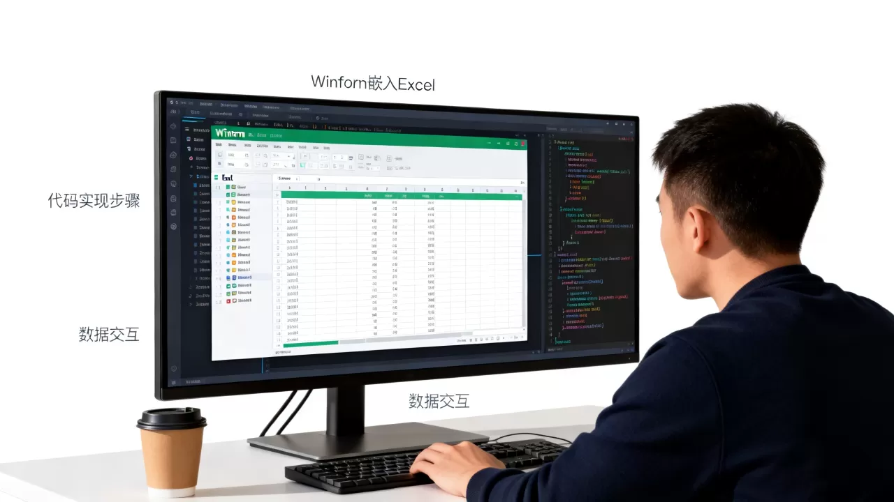如何在Winform中嵌入Excel,如何实现 如何在Winform中嵌入Excel,如何实现