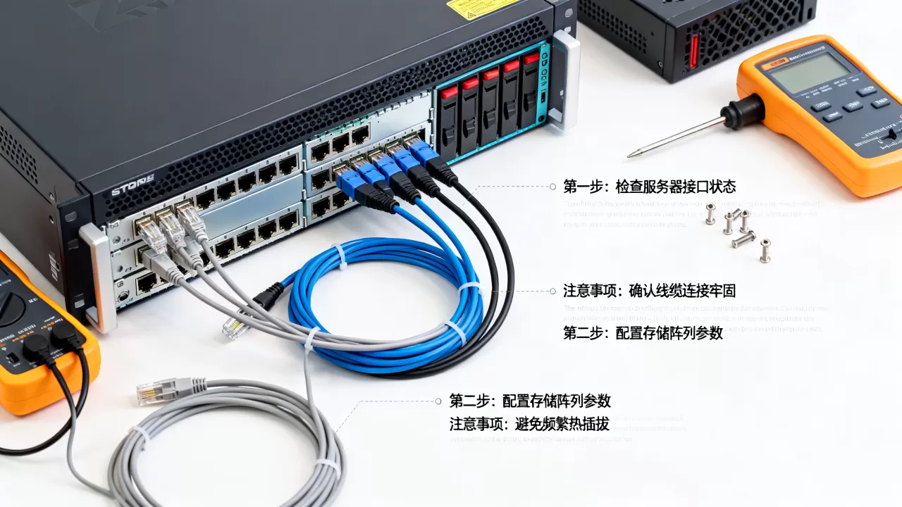 服务器连存储的具体操作步骤是什么,有哪些注意事项? 服务器连存储的具体操作步骤是什么,有哪些注意事项?